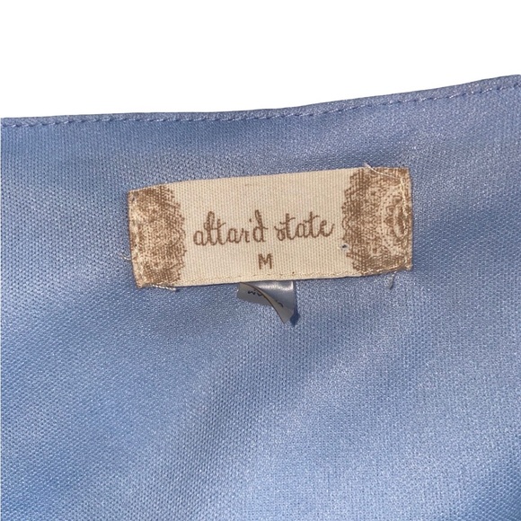 Altar'd State Blue Puff Sleeve Sundress - Picture 3 of 5